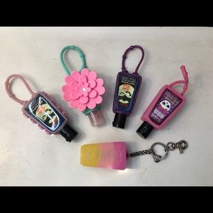 Bath & Body Works- Hand Sanitizer & Holders Bundle